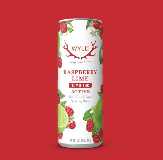 Raspberry Lime Sparkling Water | Carbonated | 10mg | 12fl oz