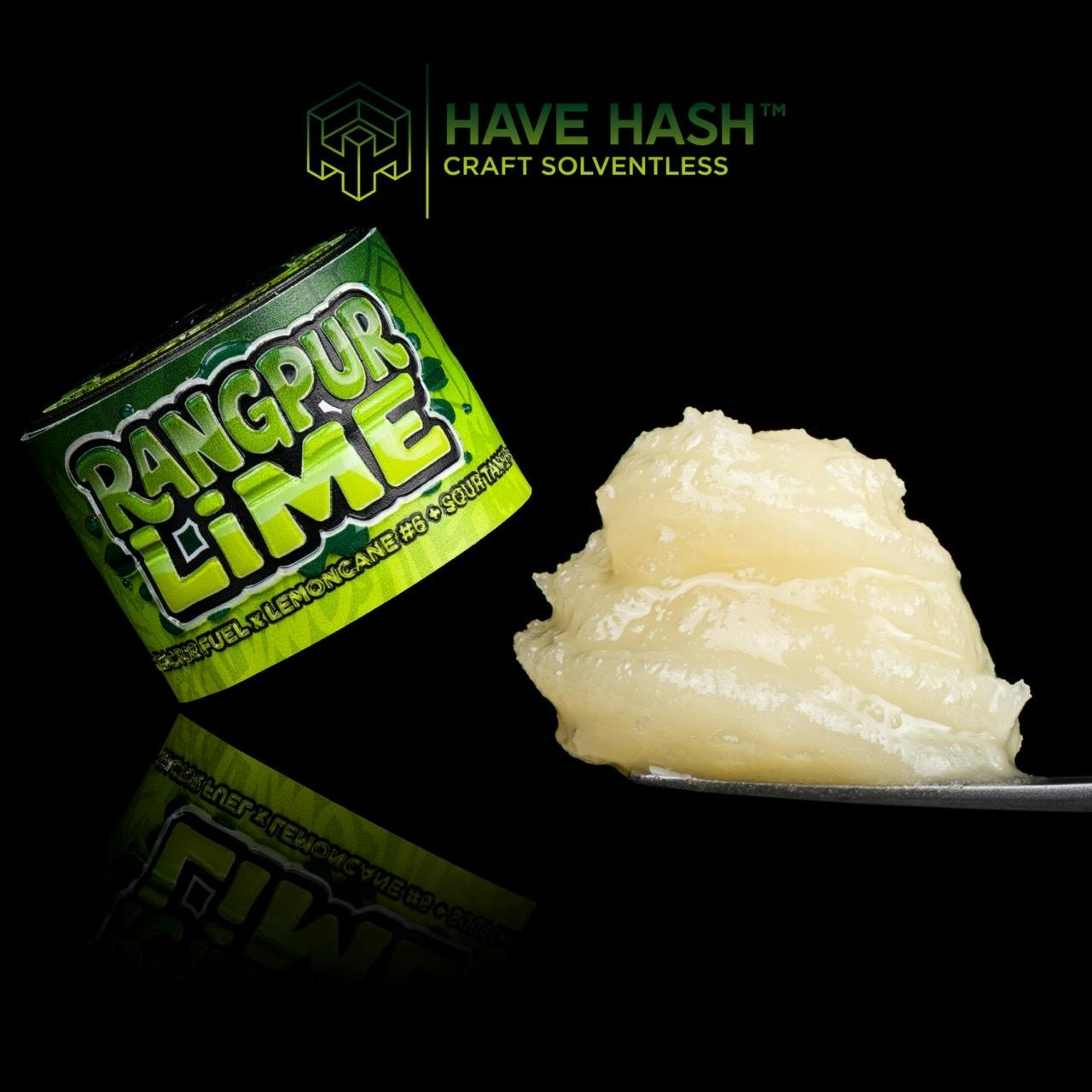 Rangppur Lime Live Rosin - Tier 2 (Mendoja Farms)