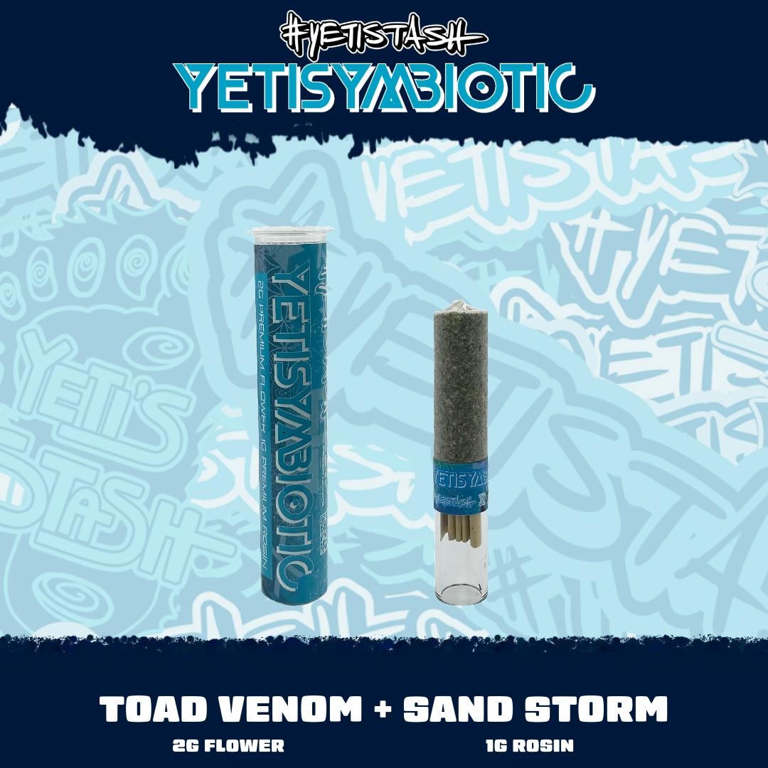 Yetistash | Toad Venom + Sand Storm | YETISYMBIOTIC | 3g