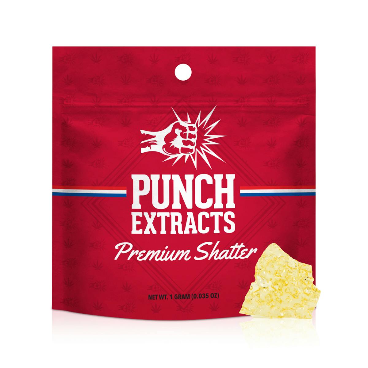 Punch | Rainbow Clouds | BHO Shatter | 1g