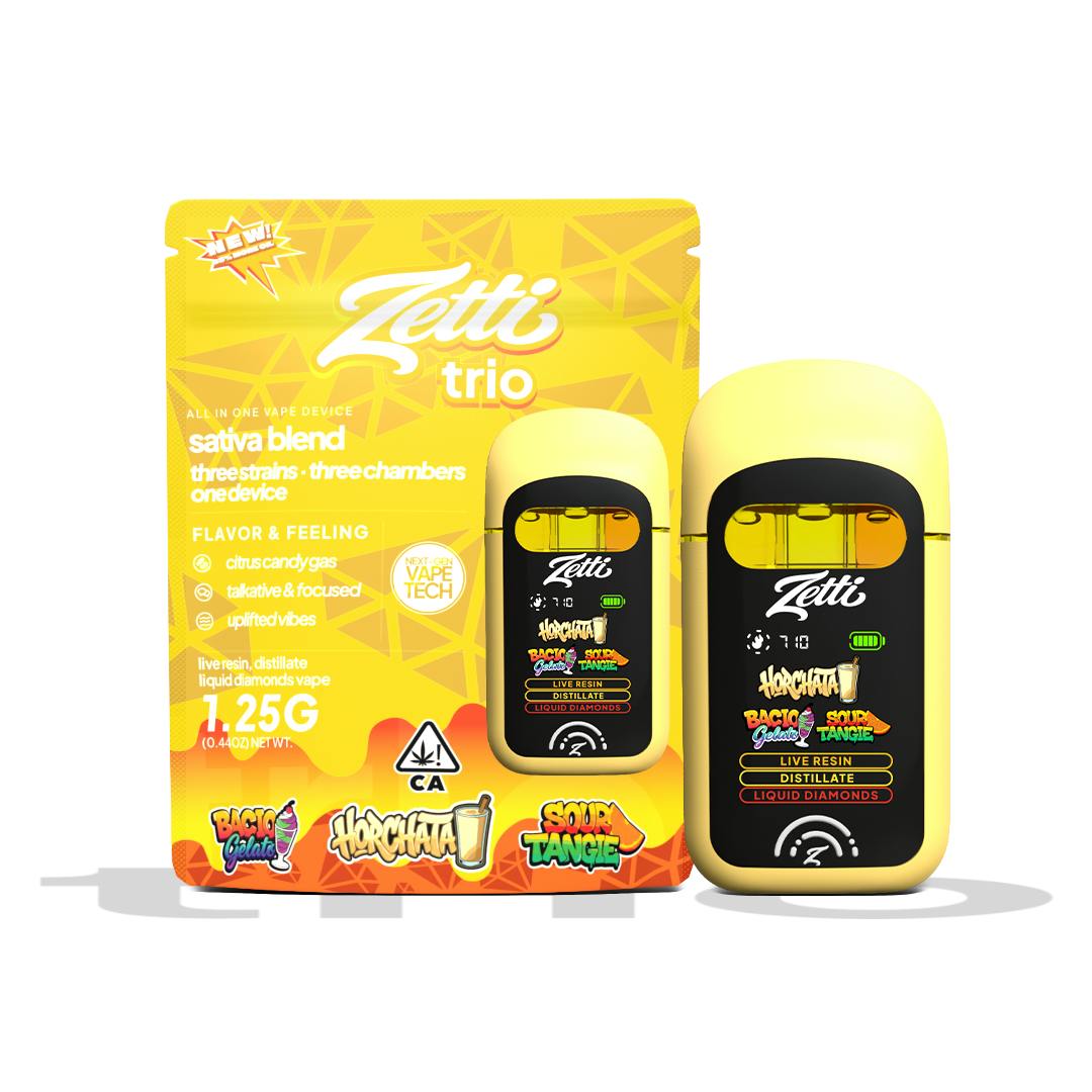 ZETTI TRIO | HORCHATA x BACIO GELATO x SOUR TANGIE | 1.25G