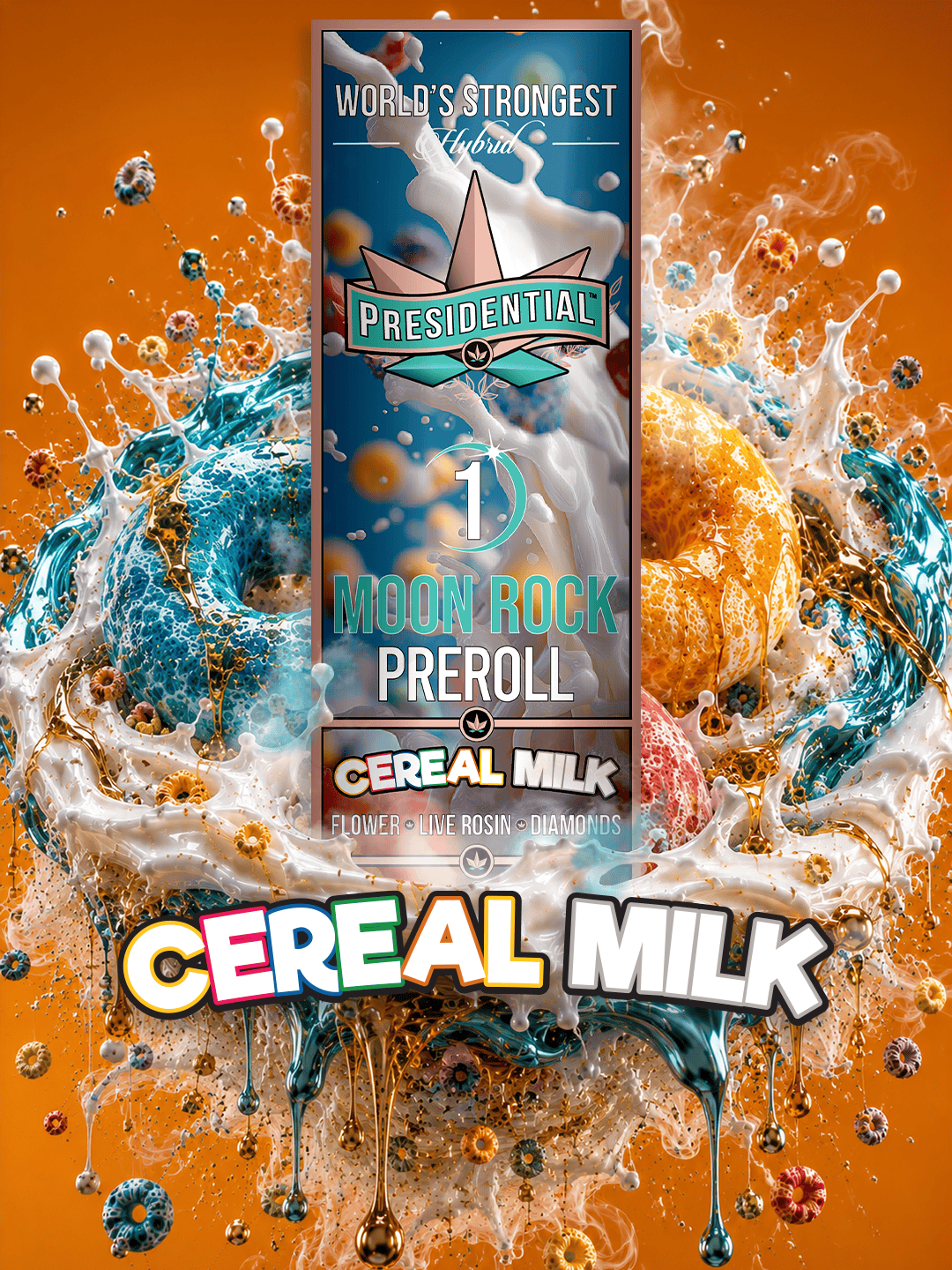 Cereal Milk | Moon Rock Infused Joint | 1g