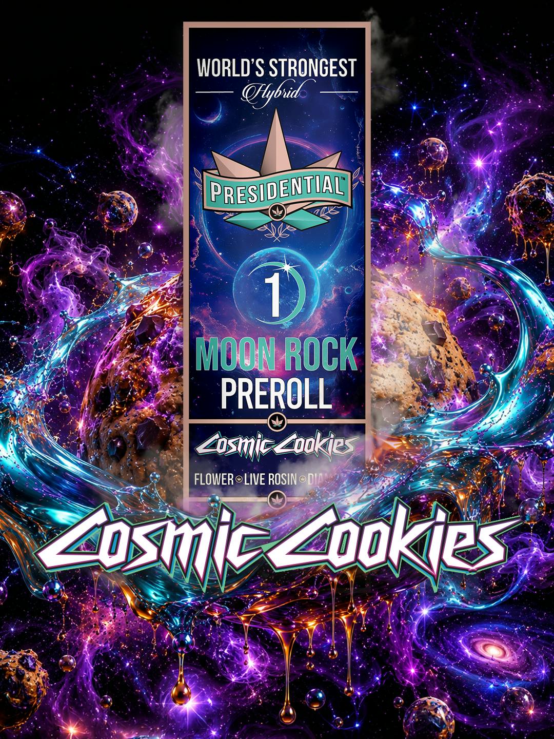 Cosmic Cookies | Moon Rock Infused Joint | 1g