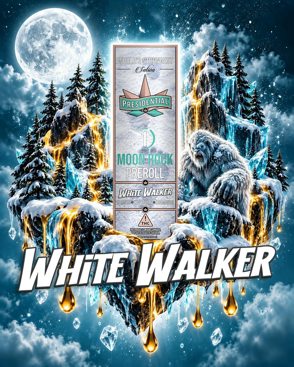 White Walker | Moon Rock Infused Joint | 1g