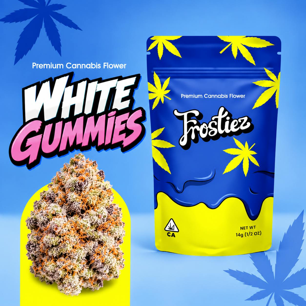 White Gummies - NEW DROP - PREMIUM FLOWER - Hybrid - Frostiez