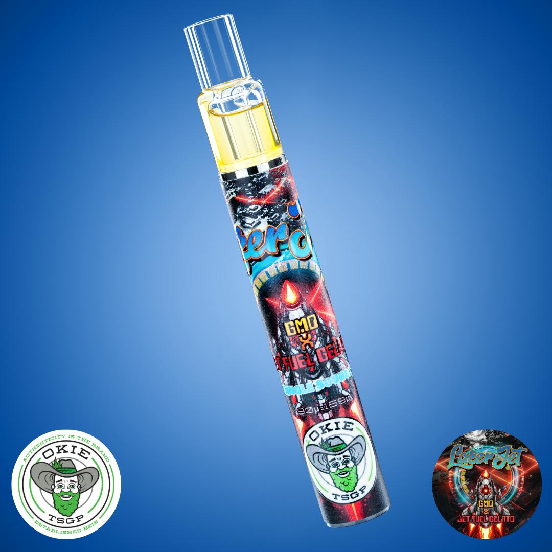 Lazer Jet - Disposable Live Rosin Cart - 0.5g - Okie TSGP