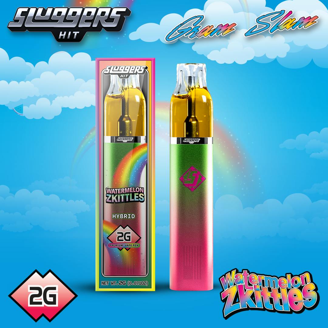 Sluggers - Watermelon Zkittles AIO Vape - 2g - Sluggers Hit