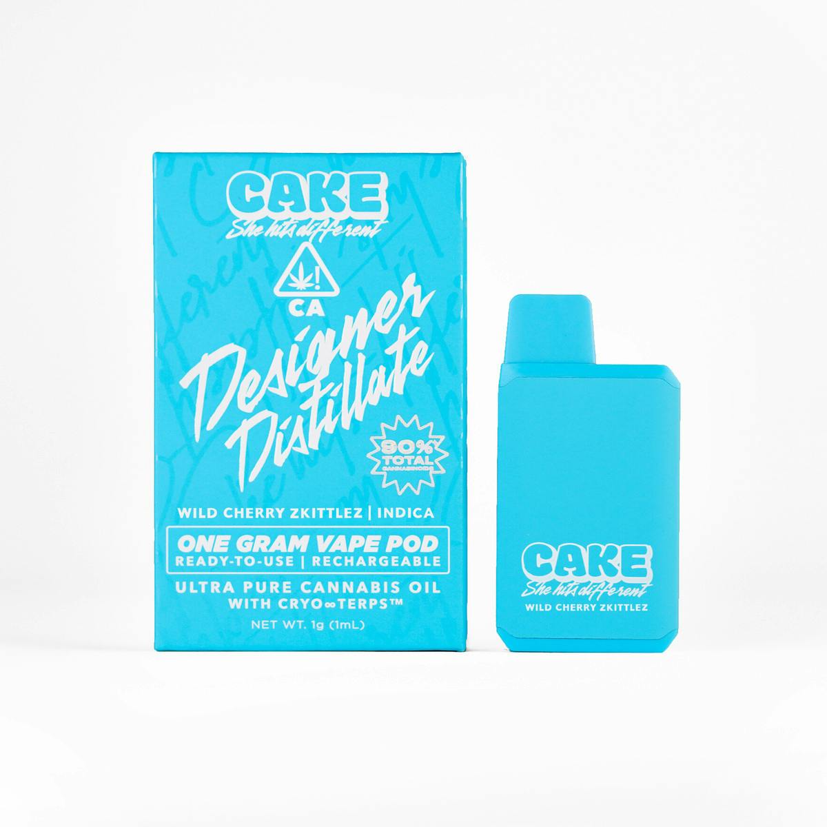 ARomantic PETテープ スイーツ柄 初版 2個セット 新品 Wild Cherry Zkittlez | Designer Distillate Disposable | 1g - CAKE