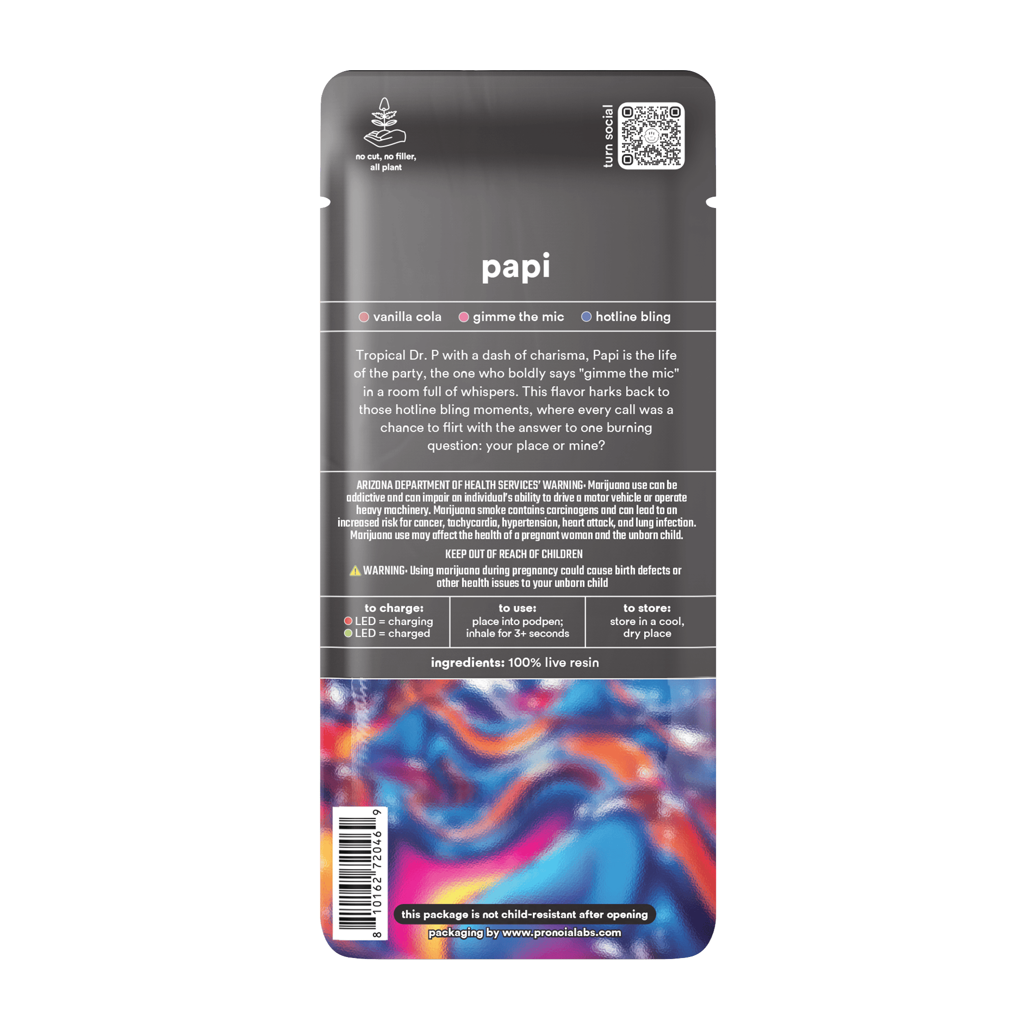 ダイエットドリンク papi Papi | 100% Live Resin | Indica-Hybrid - turn
