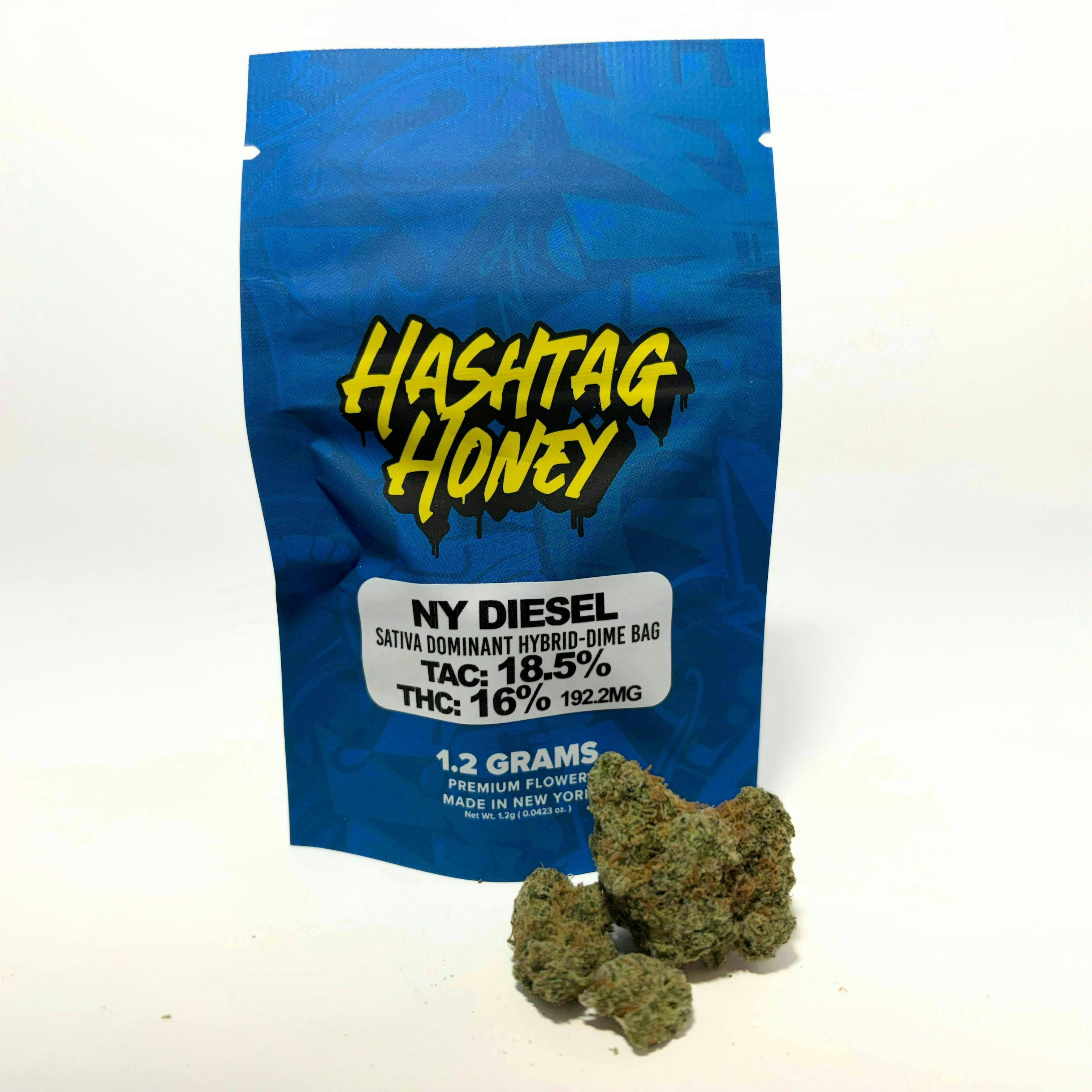 NY Diesel | Big Buds | 1.2g Dime Bag - Hashtag Honey
