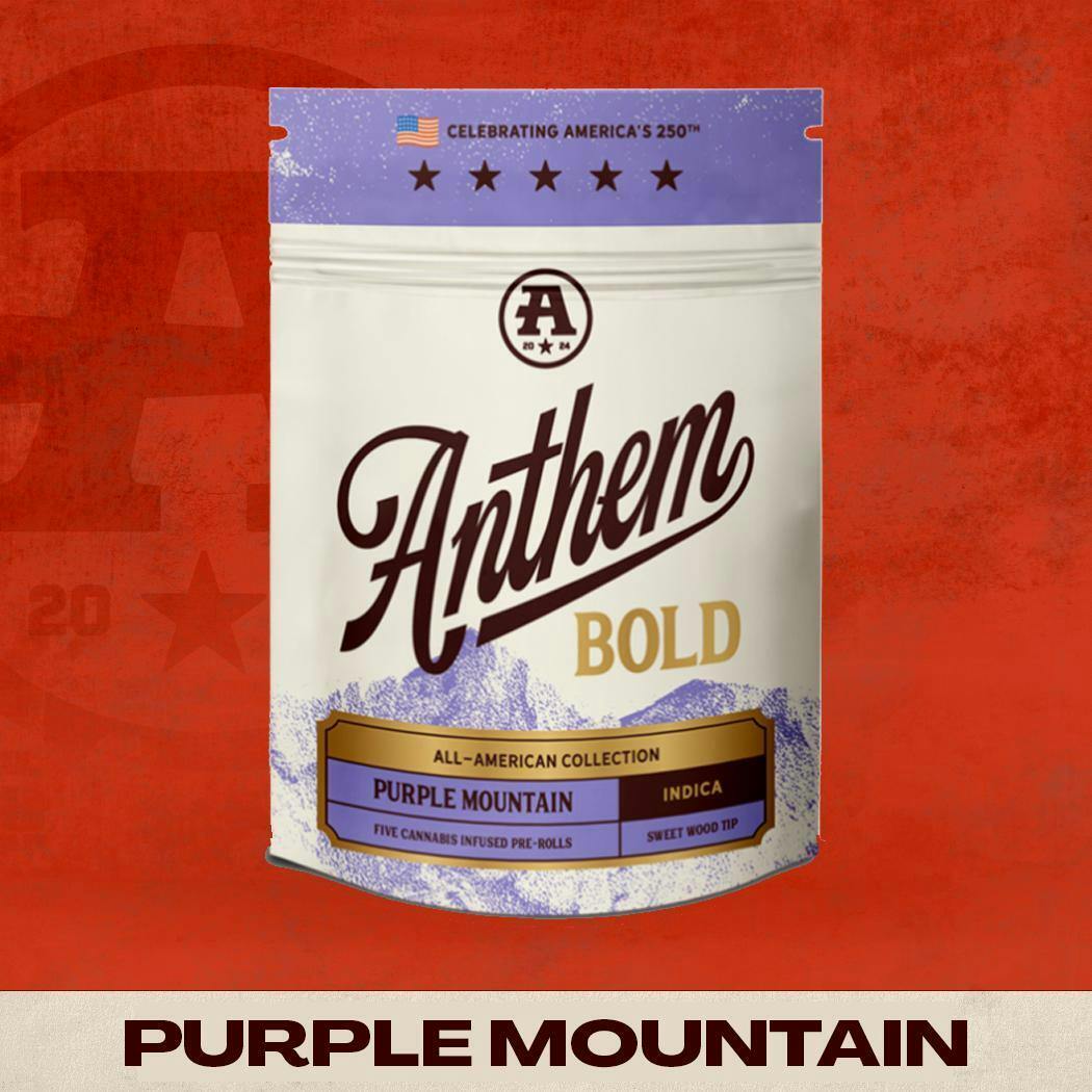 Bold Wood Tip Infused Purple Mountain Pre-Roll pack 2.5g (0.5g ea
