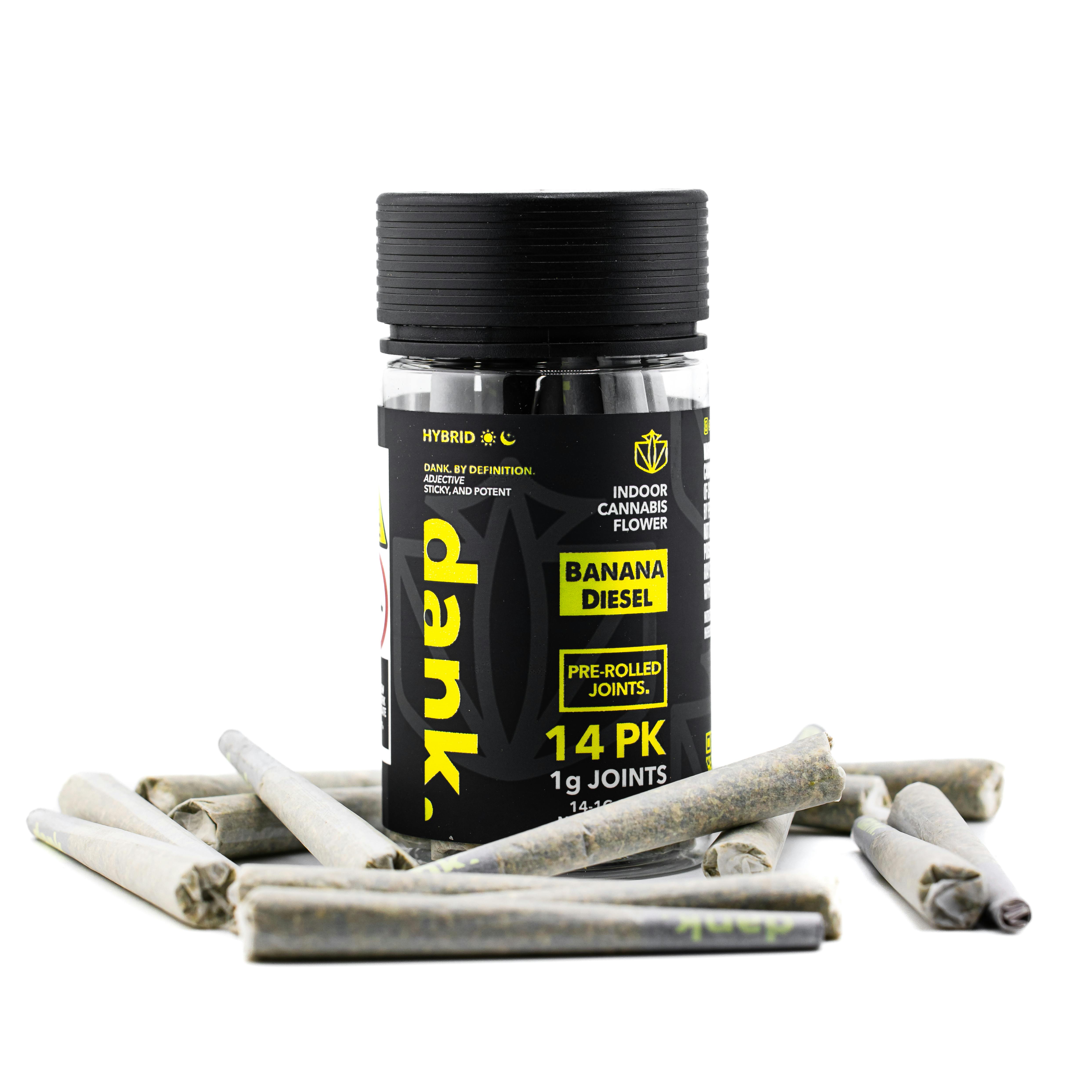 【ZAZA JP】banana dieselフル Banana Diesel | Joints | 1g each | 14pk - Dank By Definition