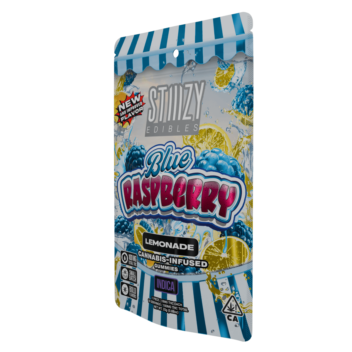 BLUE RASPBERRY - 100MG LEMONADE EDIBLES - STIIIZY