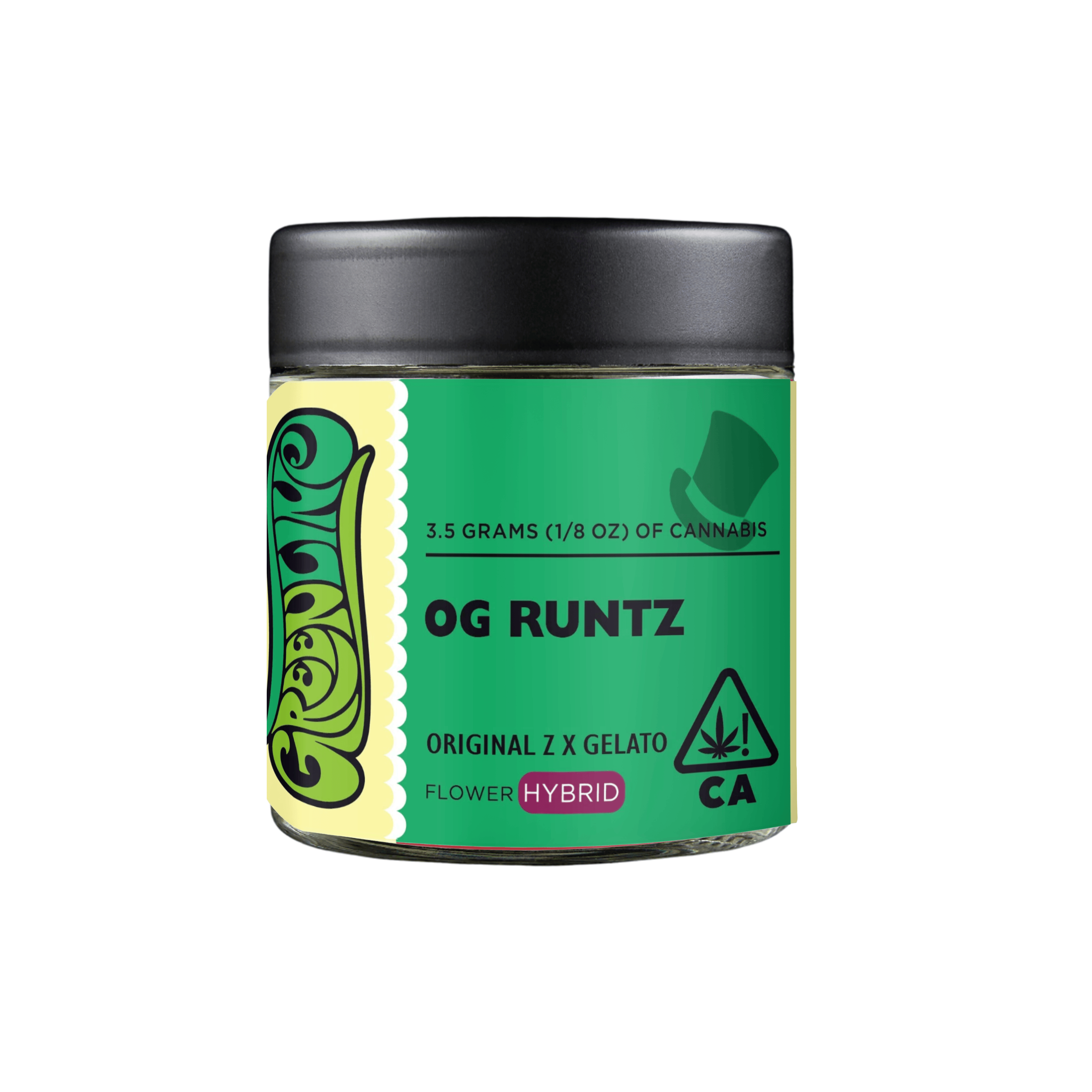 OG Runtz - 1/8 oz - Indoor - Hybrid - 3.5g - Greenline