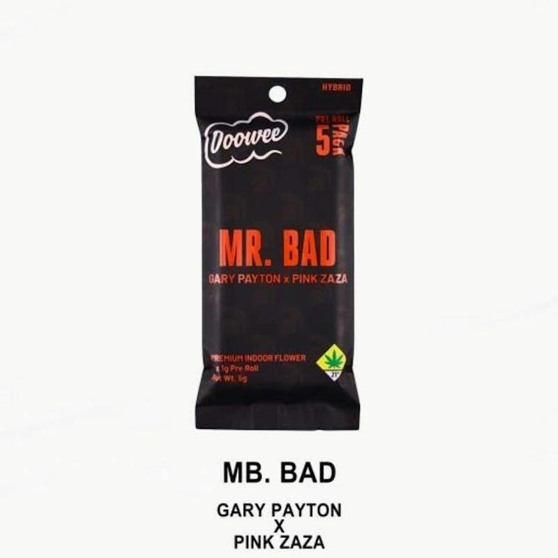 Mr. Bad | Dipped Pre Roll 1g | 5pk - Ooowee