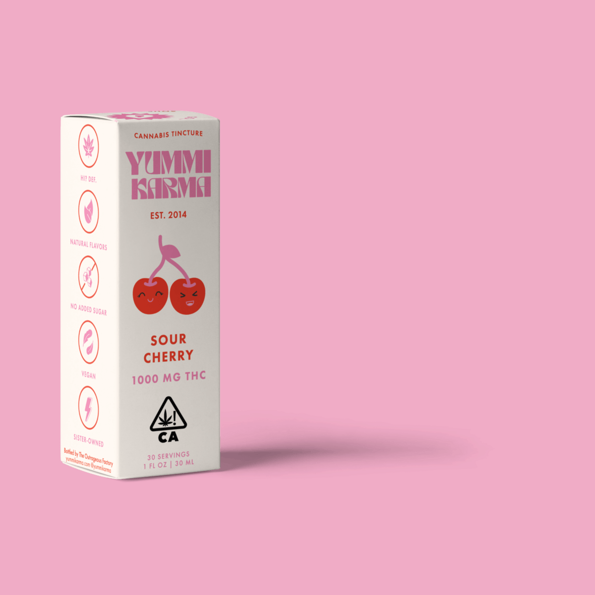 Yummi Karma Drops - Sour Cherry 1000mg THC - Yummi Karma