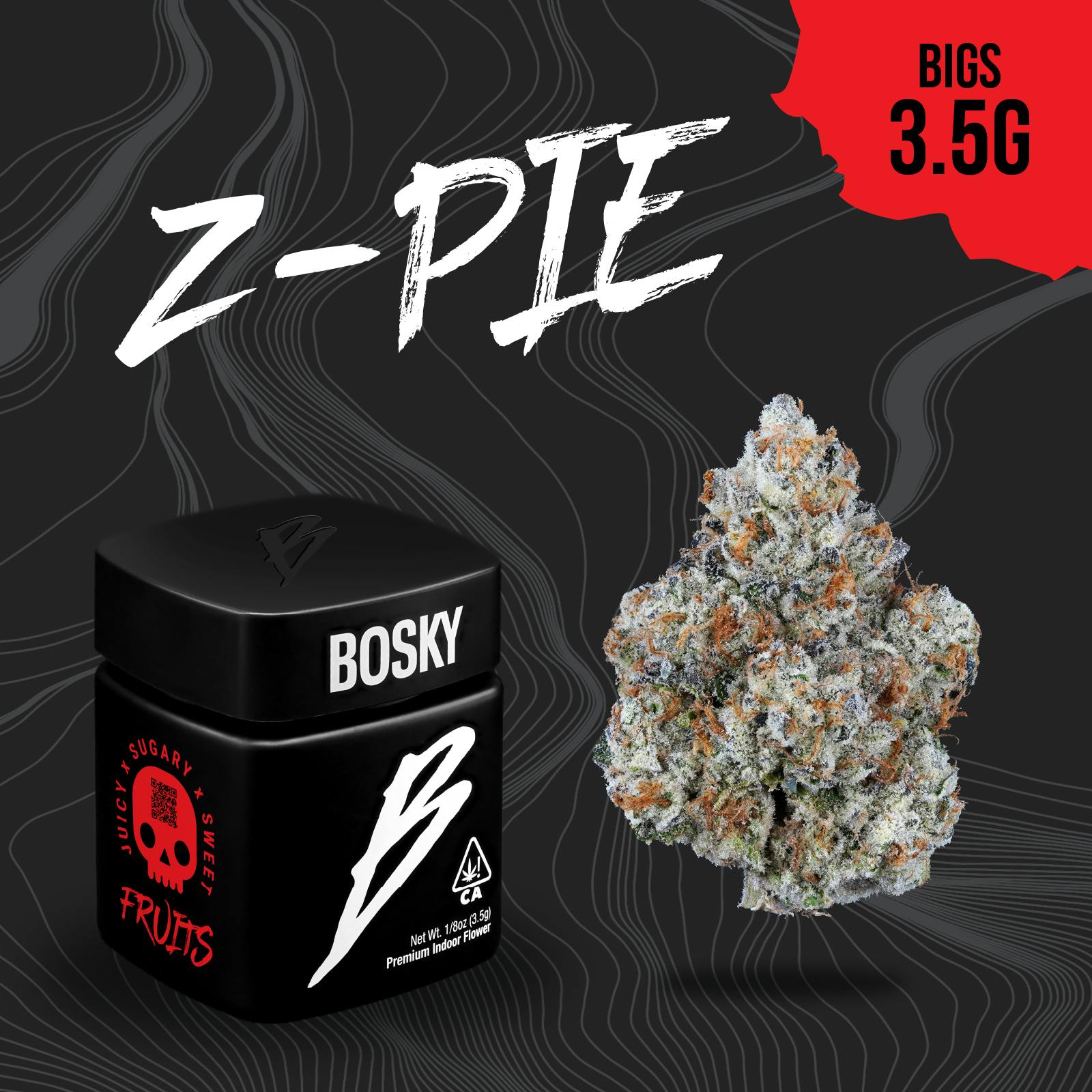 BOSKY | Z-Pie | Big Buds | Fruits | 3.5g - Bosky Genetics