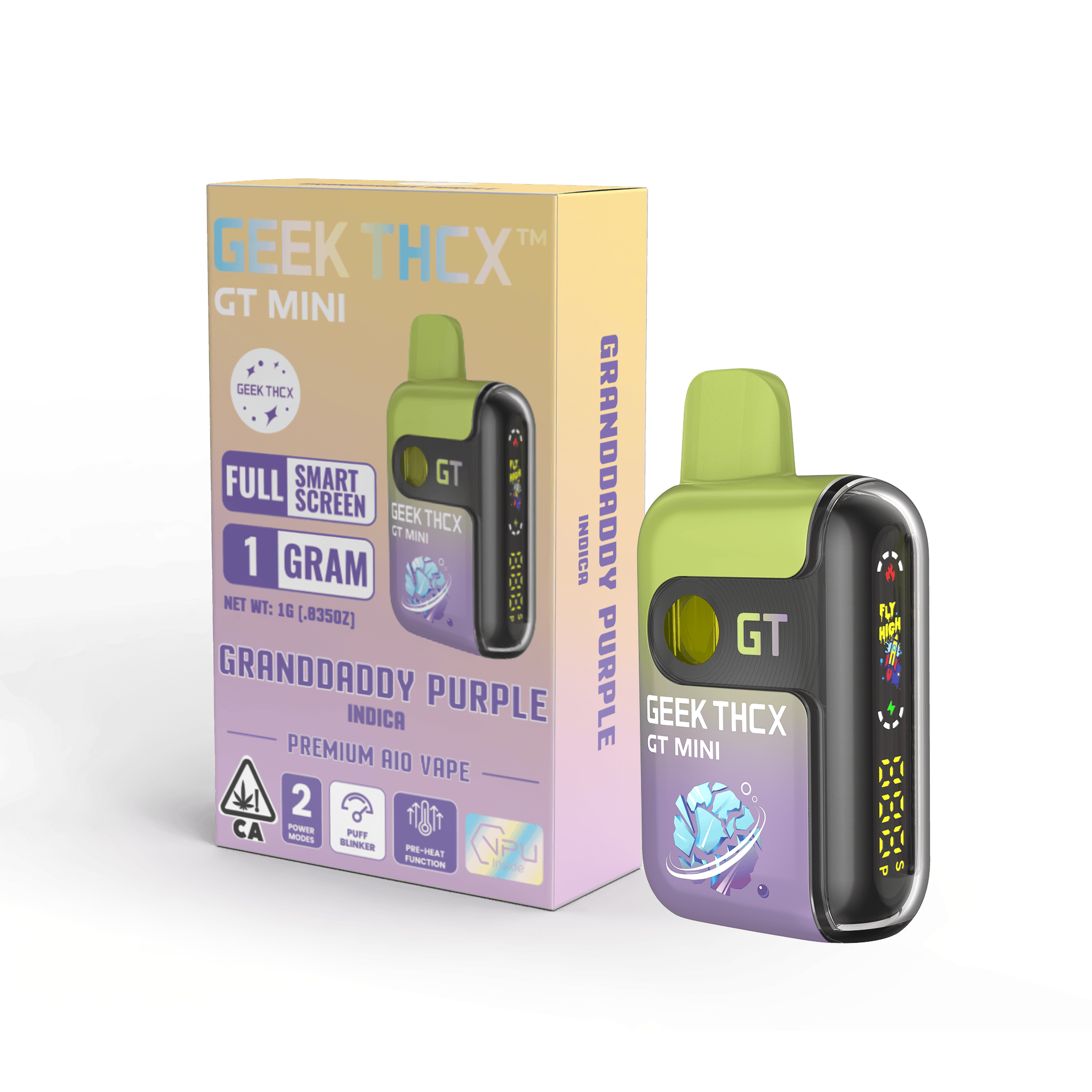 geek'd disposable vape GEEK THCX | Grand Daddy Purple | Staff Choice Flavor:Texas Green Apple Why Is My Vape