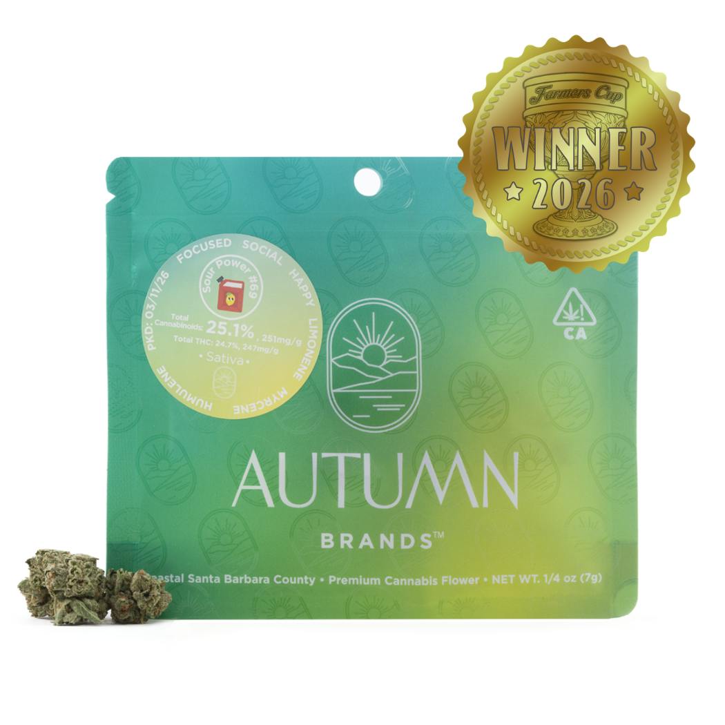 7g Pouch Sativa Sour Power #69 - Autumn Brands