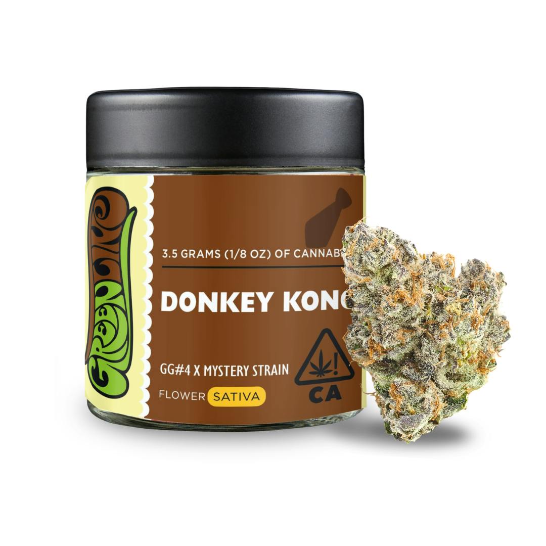 DONKEYS 九州バードコア　CONFUSE GISM Donkey Kong - 1/8 oz - Indoor - Sativa - 3.5g - Greenline